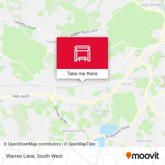 Warren Lane map