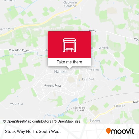 Stock Way North map