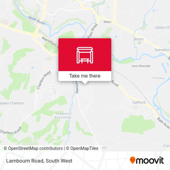 Lambourn Road map