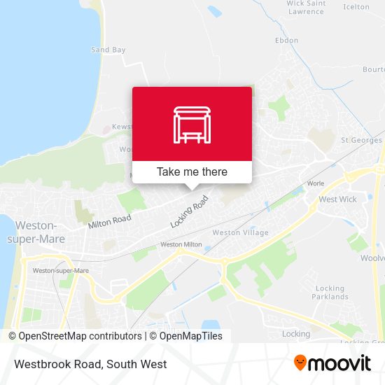 Westbrook Road map