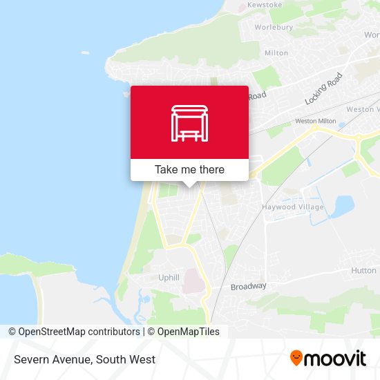 Severn Avenue map