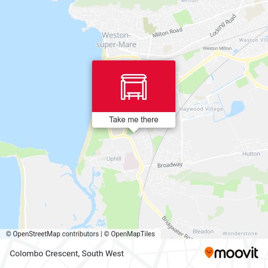 Colombo Crescent map