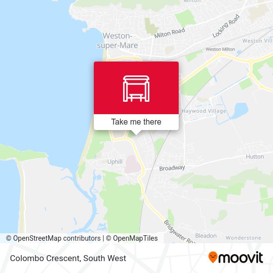 Colombo Crescent map