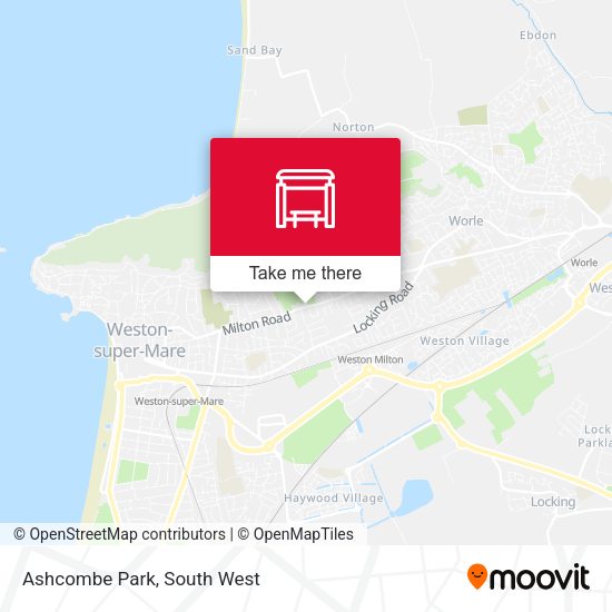 Ashcombe Park map