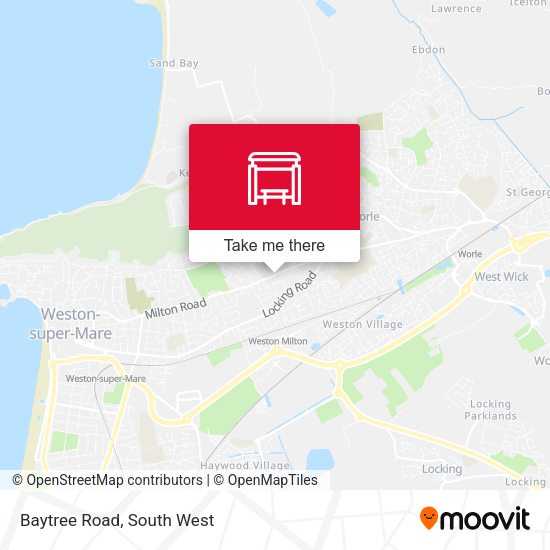 Baytree Road map