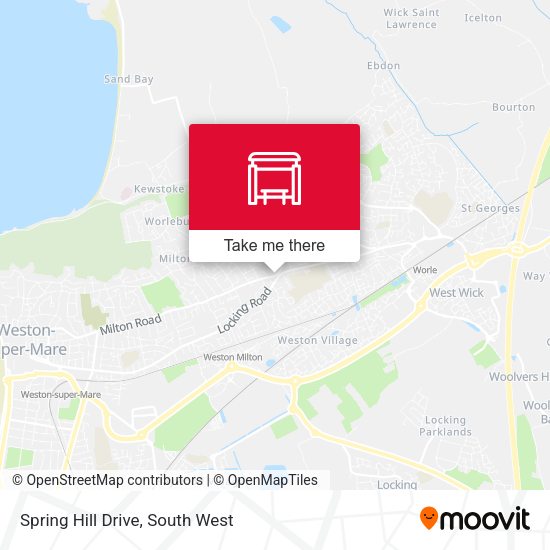 Spring Hill Drive map