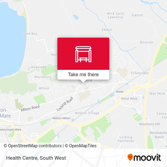 Health Centre map