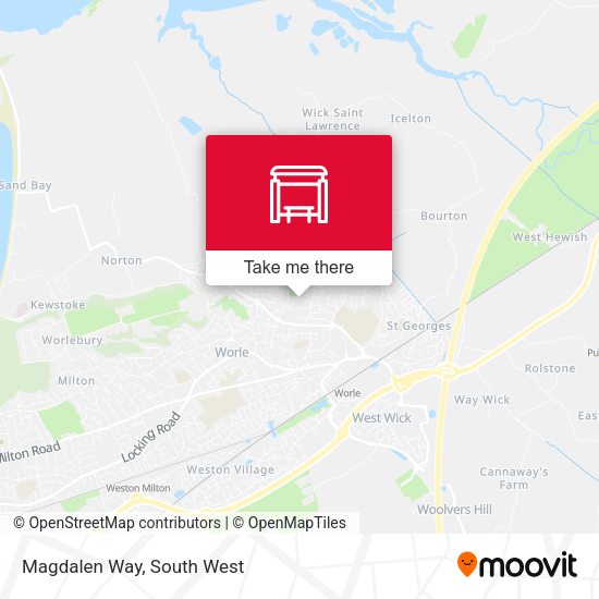 Magdalen Way map