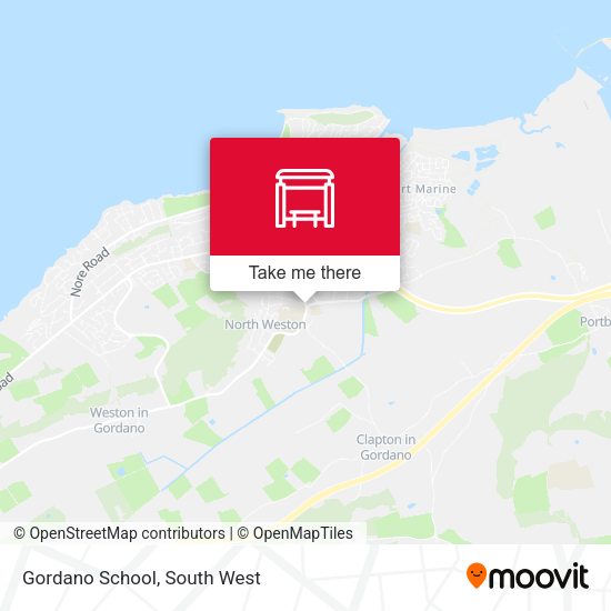 Gordano School map