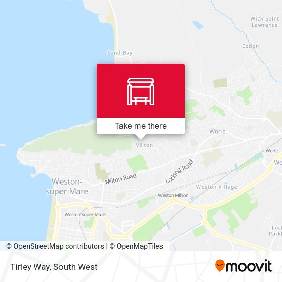 Tirley Way map