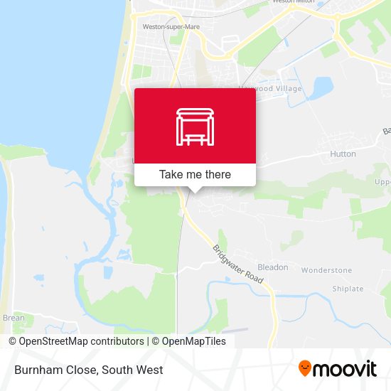 Burnham Close map