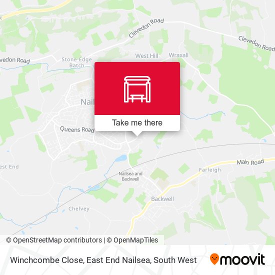 Winchcombe Close, Nailsea map