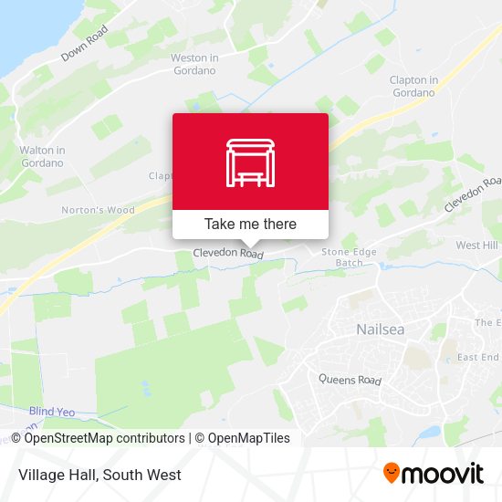 Village Hall map