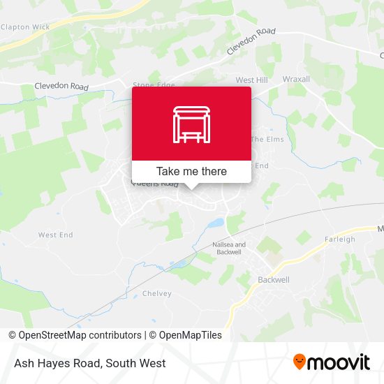Ash Hayes Road map
