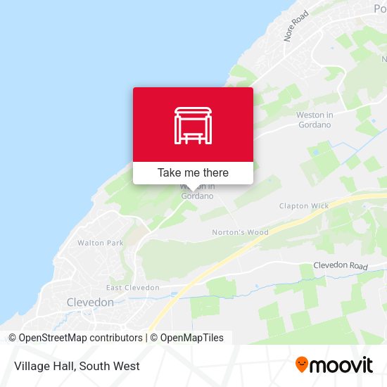 Village Hall map