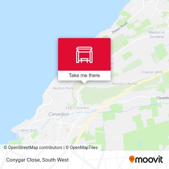 Conygar Close map