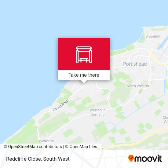 Redcliffe Close map
