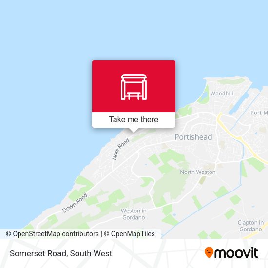Somerset Road map