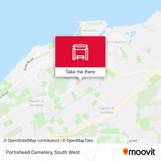Portishead Cemetery map