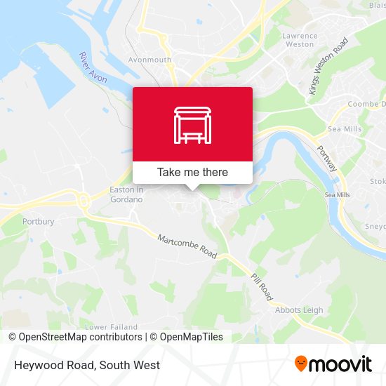 Heywood Road map