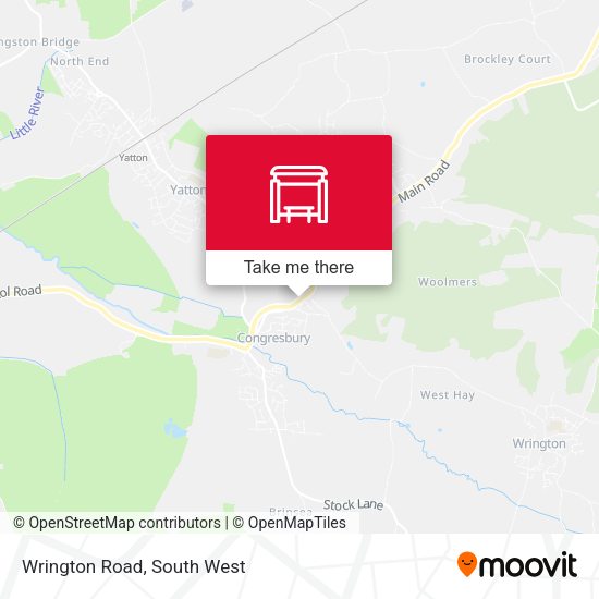 Wrington Road map