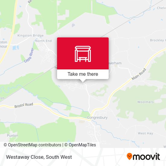 Westaway Close map