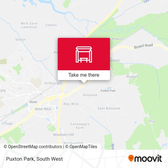 Puxton Park map