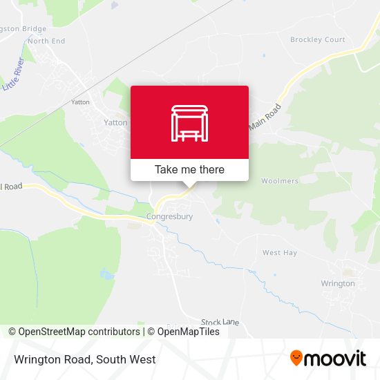 Wrington Road map