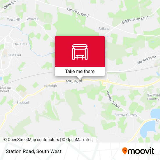 Station Road map
