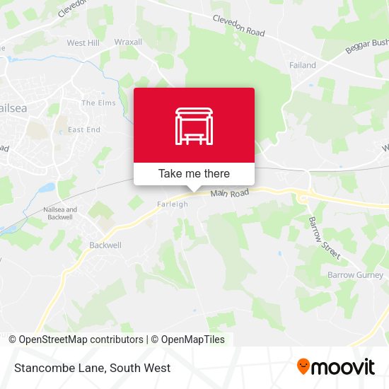 Stancombe Lane map