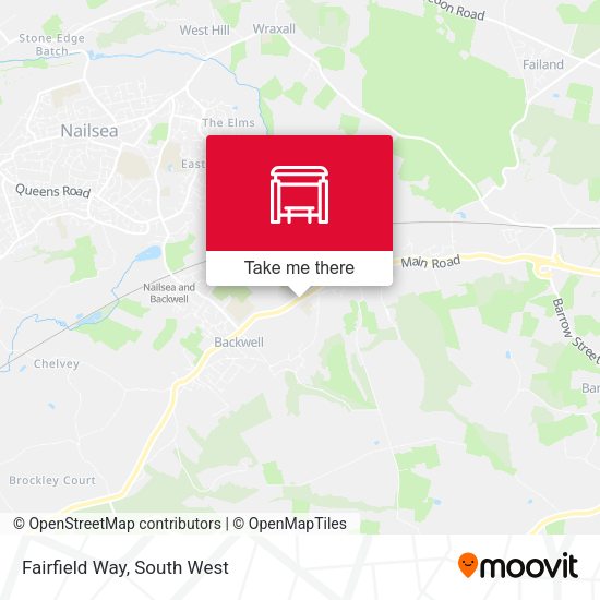 Fairfield Way map