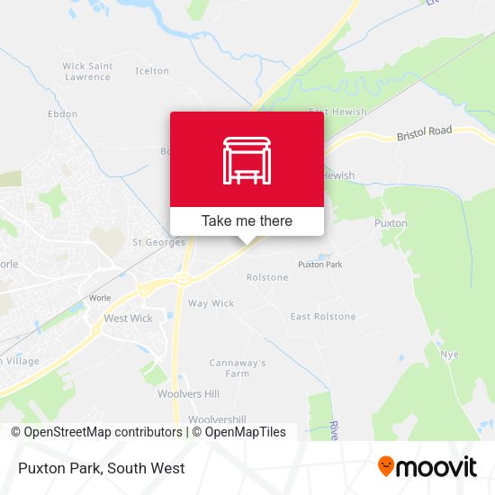 Puxton Park map