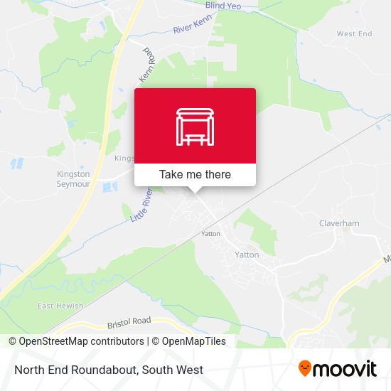 North End Roundabout map