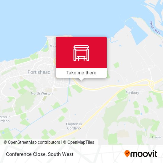 Conference Close map