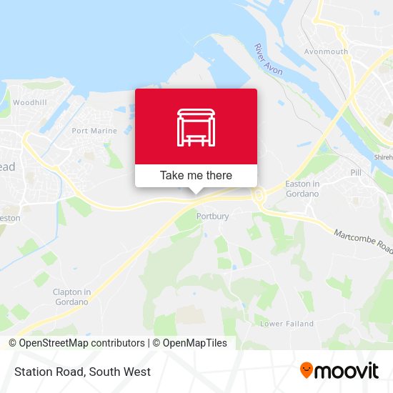 Station Road map