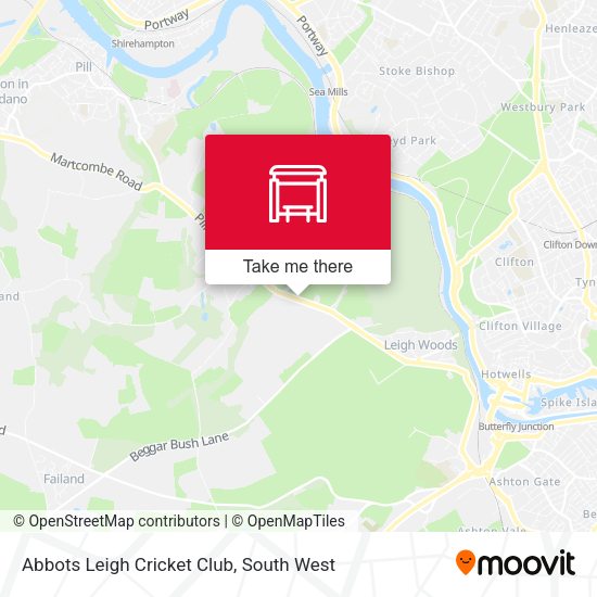 Abbots Leigh Cricket Club map