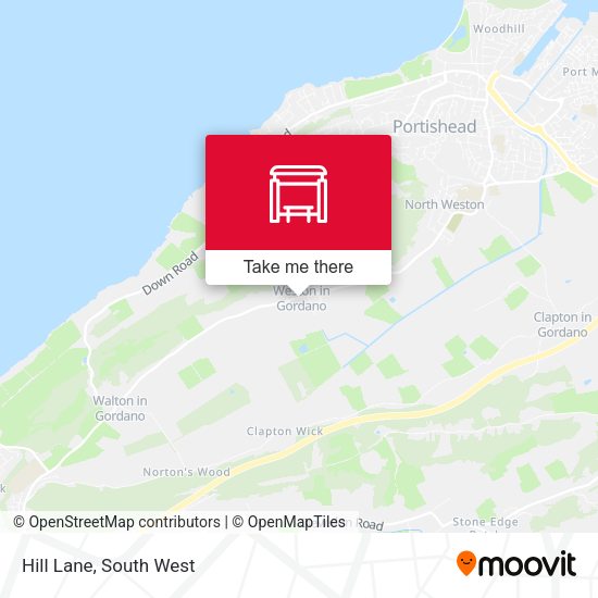 Hill Lane map