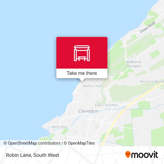 Robin Lane map