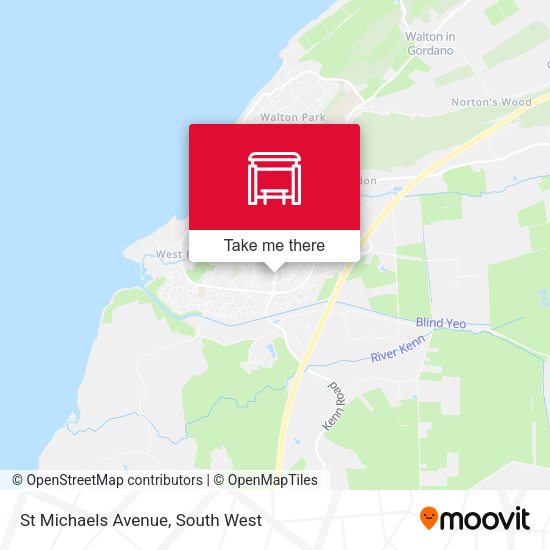 St Michaels Avenue map