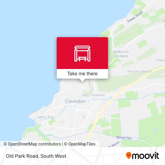 Old Park Road map