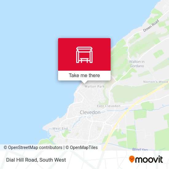 Dial Hill Road map