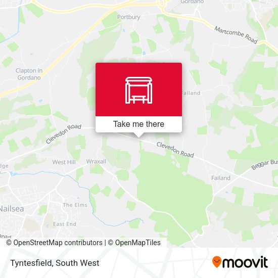 Tyntesfield map