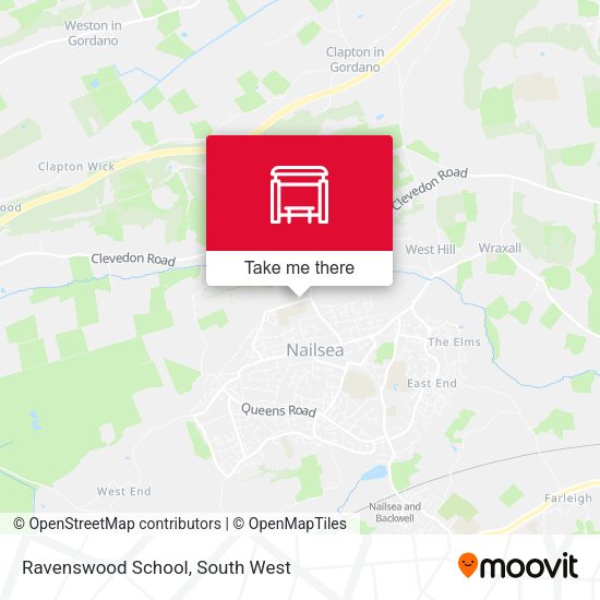 Ravenswood School map