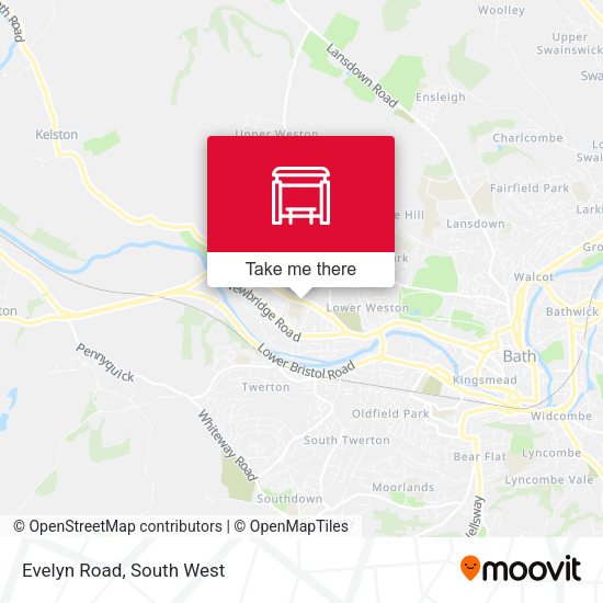 Evelyn Road map
