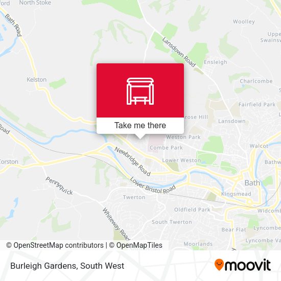Burleigh Gardens map
