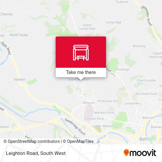 Leighton Road map