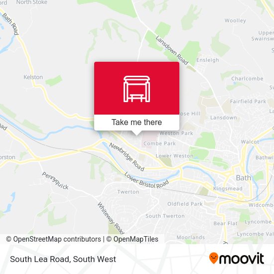 South Lea Road map