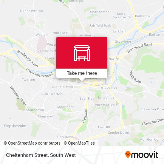 Cheltenham Street map