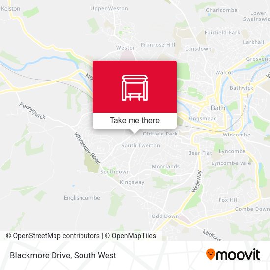 Blackmore Drive map