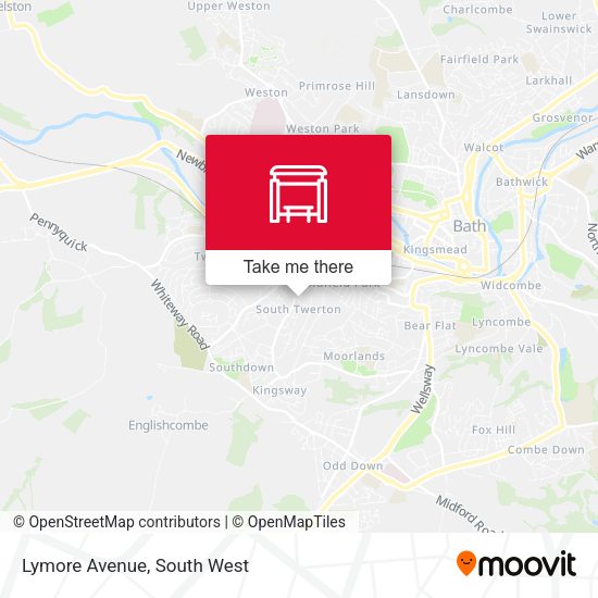 Lymore Avenue map